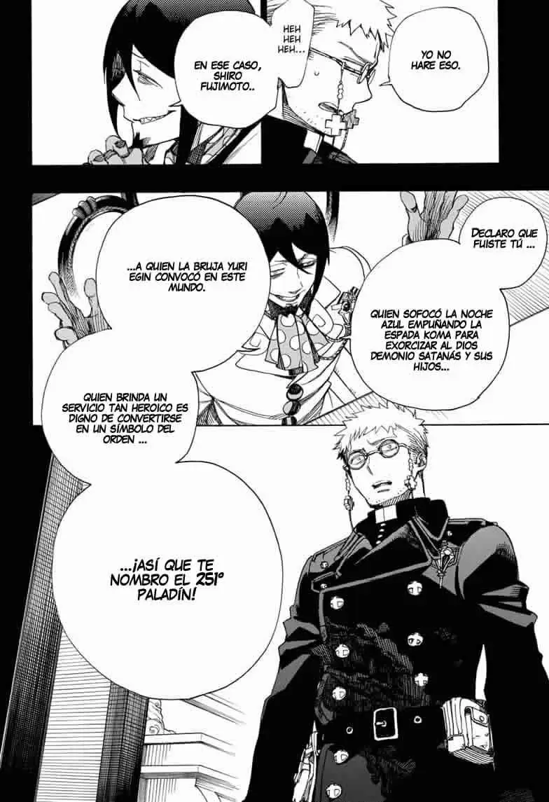 Ao no Exorcist capítulo 119, página 22