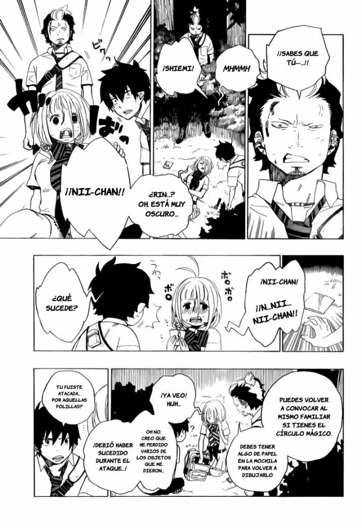 Ao no Exorcist capítulo 12, página 8