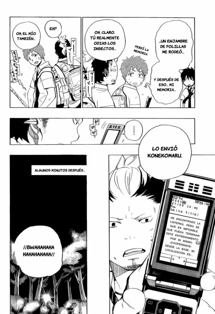 Ao no Exorcist capítulo 12, página 11