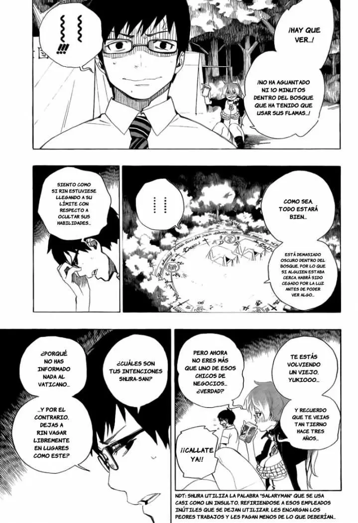 Ao no Exorcist capítulo 12, página 12