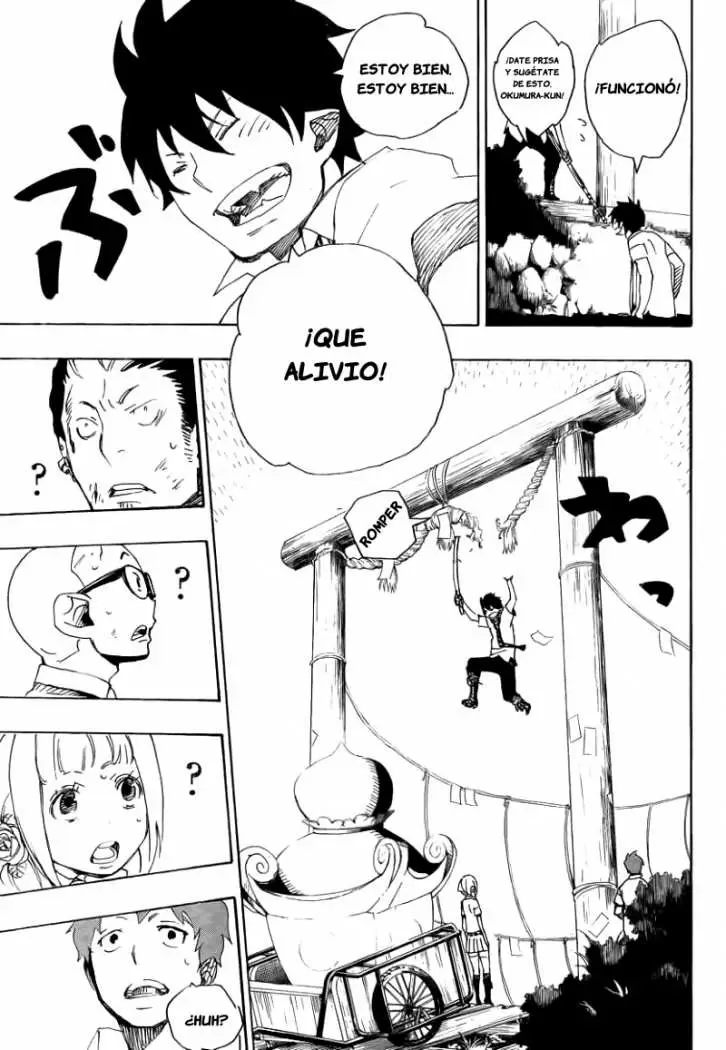 Ao no Exorcist capítulo 12, página 34