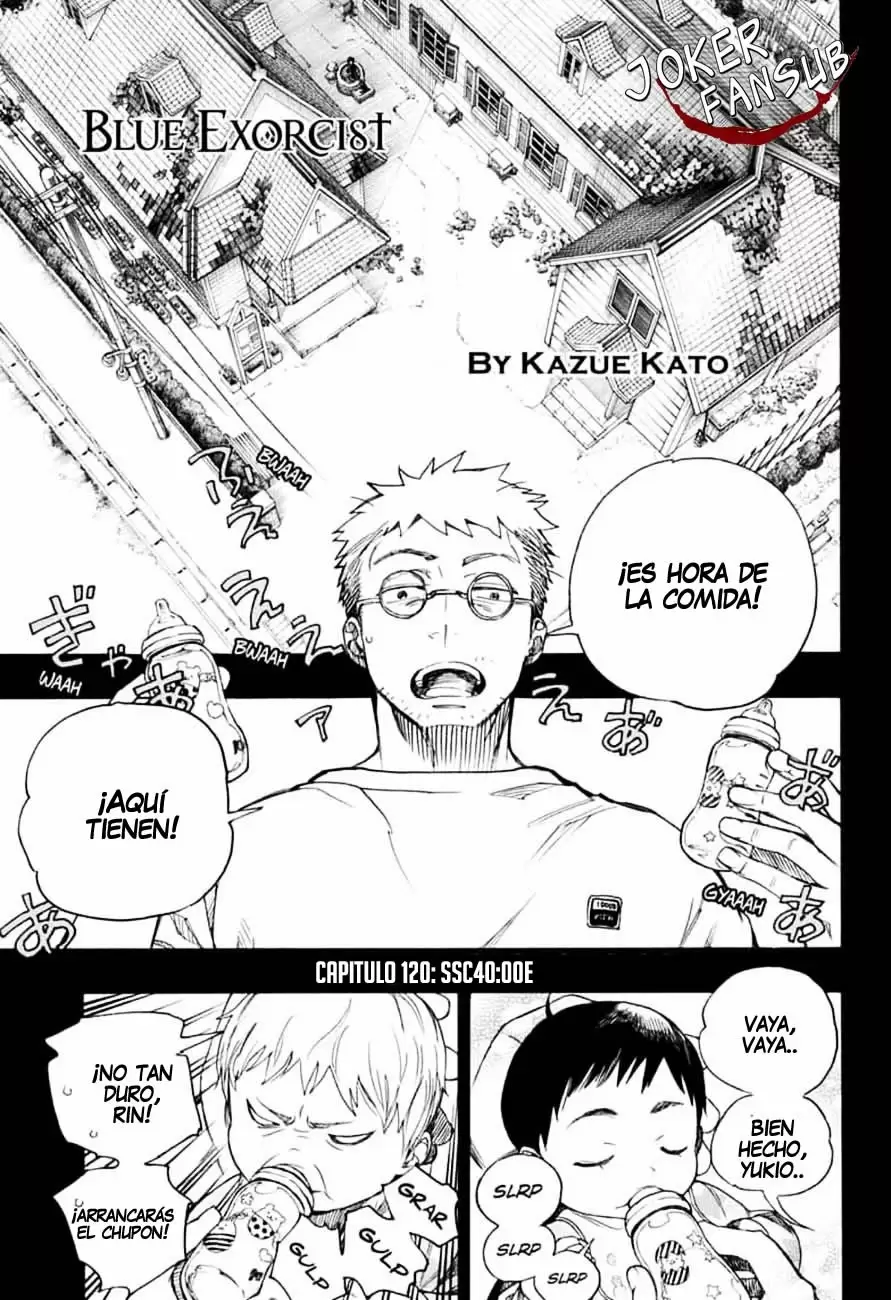 Ao no Exorcist capítulo 120, página 3