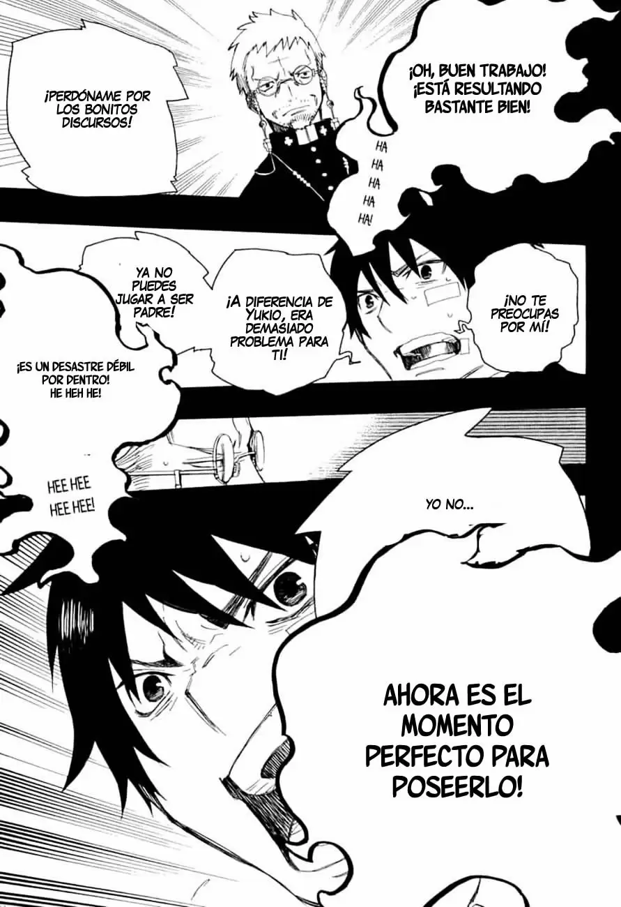Ao no Exorcist capítulo 120, página 17