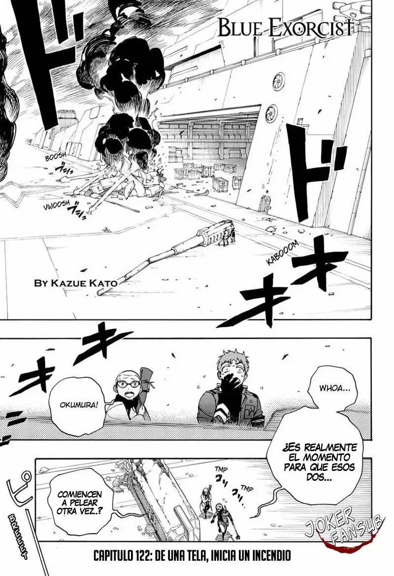 Ao no Exorcist capítulo 122, página 3