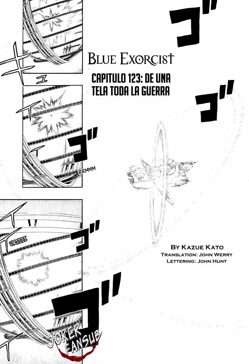 Ao no Exorcist capítulo 123, página 3