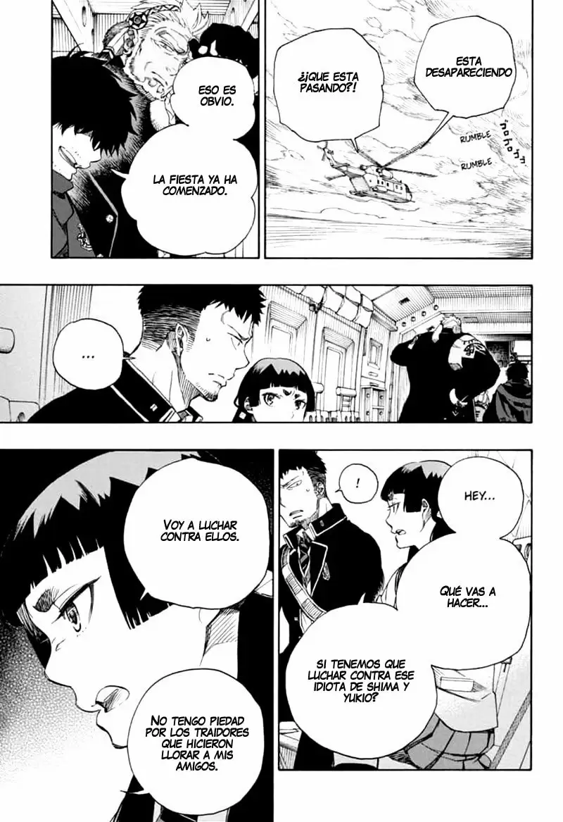 Ao no Exorcist capítulo 123, página 7