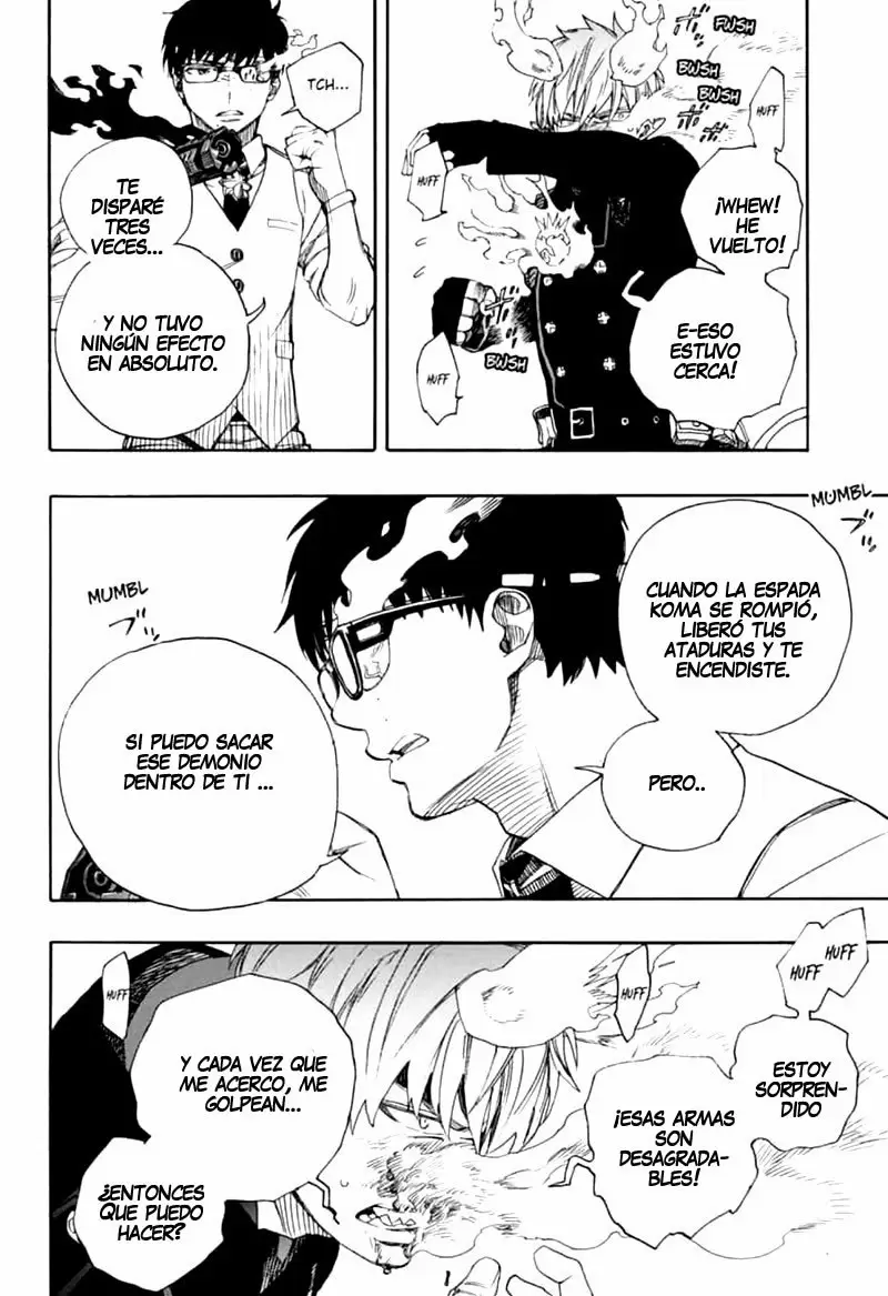 Ao no Exorcist capítulo 123, página 17