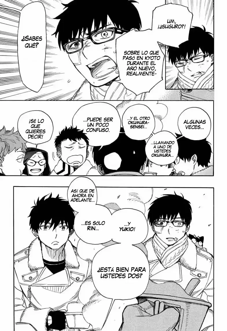Ao no Exorcist capítulo 128, página 27