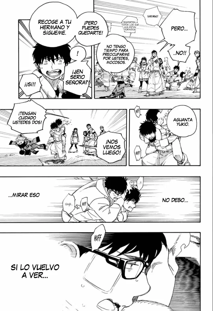 Ao no Exorcist capítulo 129, página 7