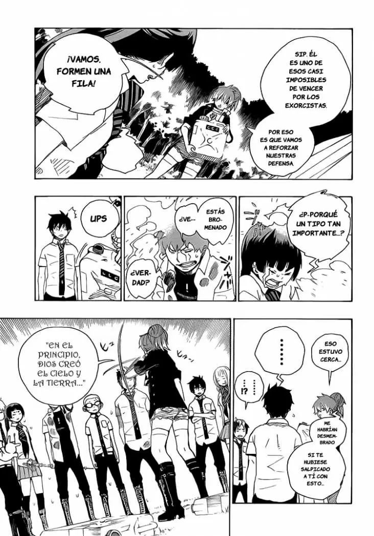 Ao no Exorcist capítulo 13, página 8