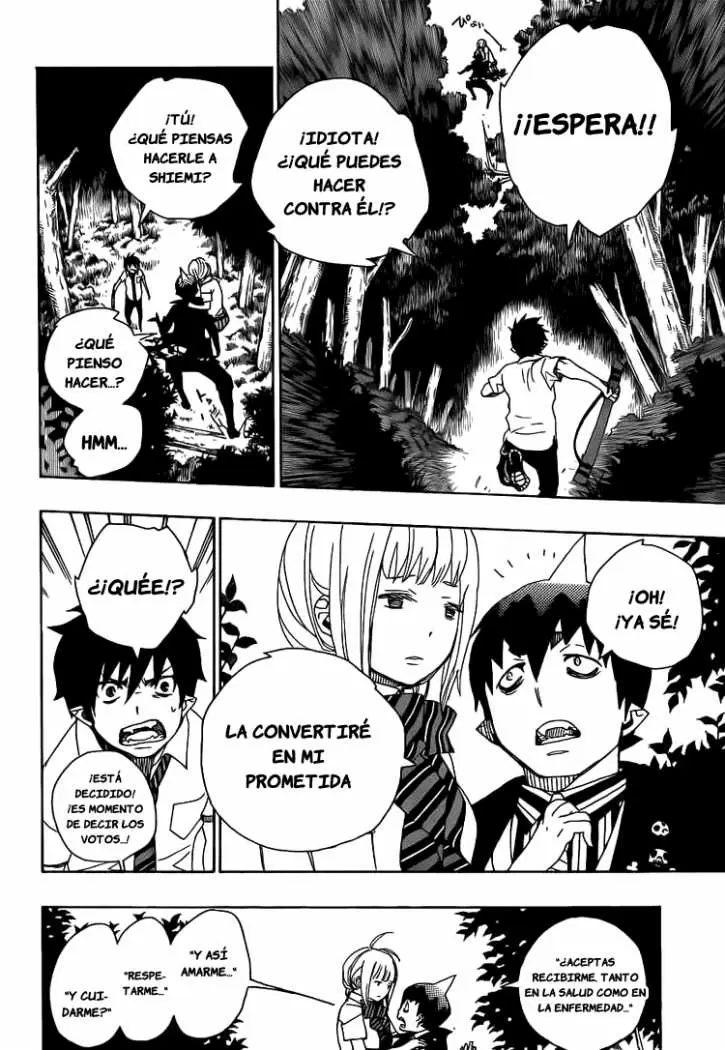 Ao no Exorcist capítulo 13, página 19