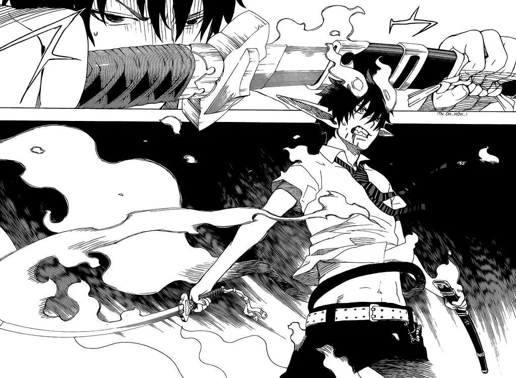 Ao no Exorcist capítulo 13, página 34