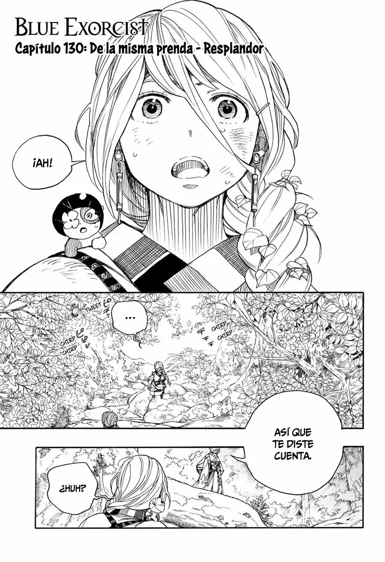 Ao no Exorcist capítulo 130, página 3
