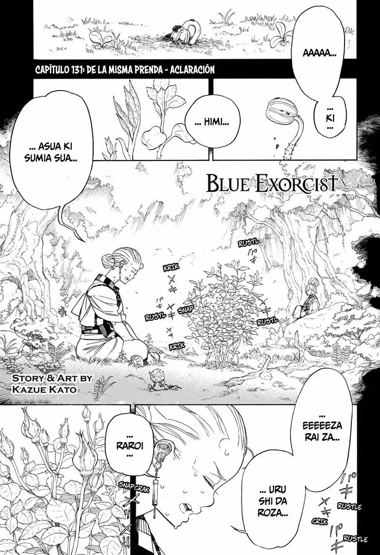 Ao no Exorcist capítulo 131, página 3