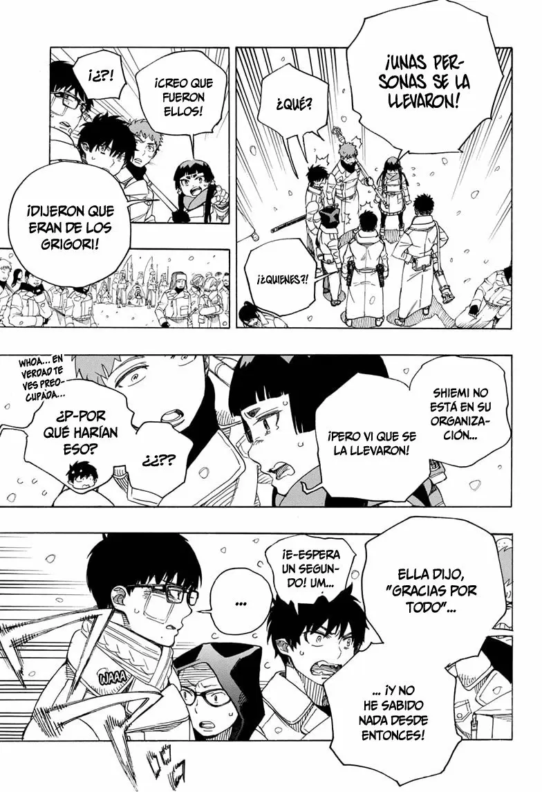 Ao no Exorcist capítulo 131, página 25