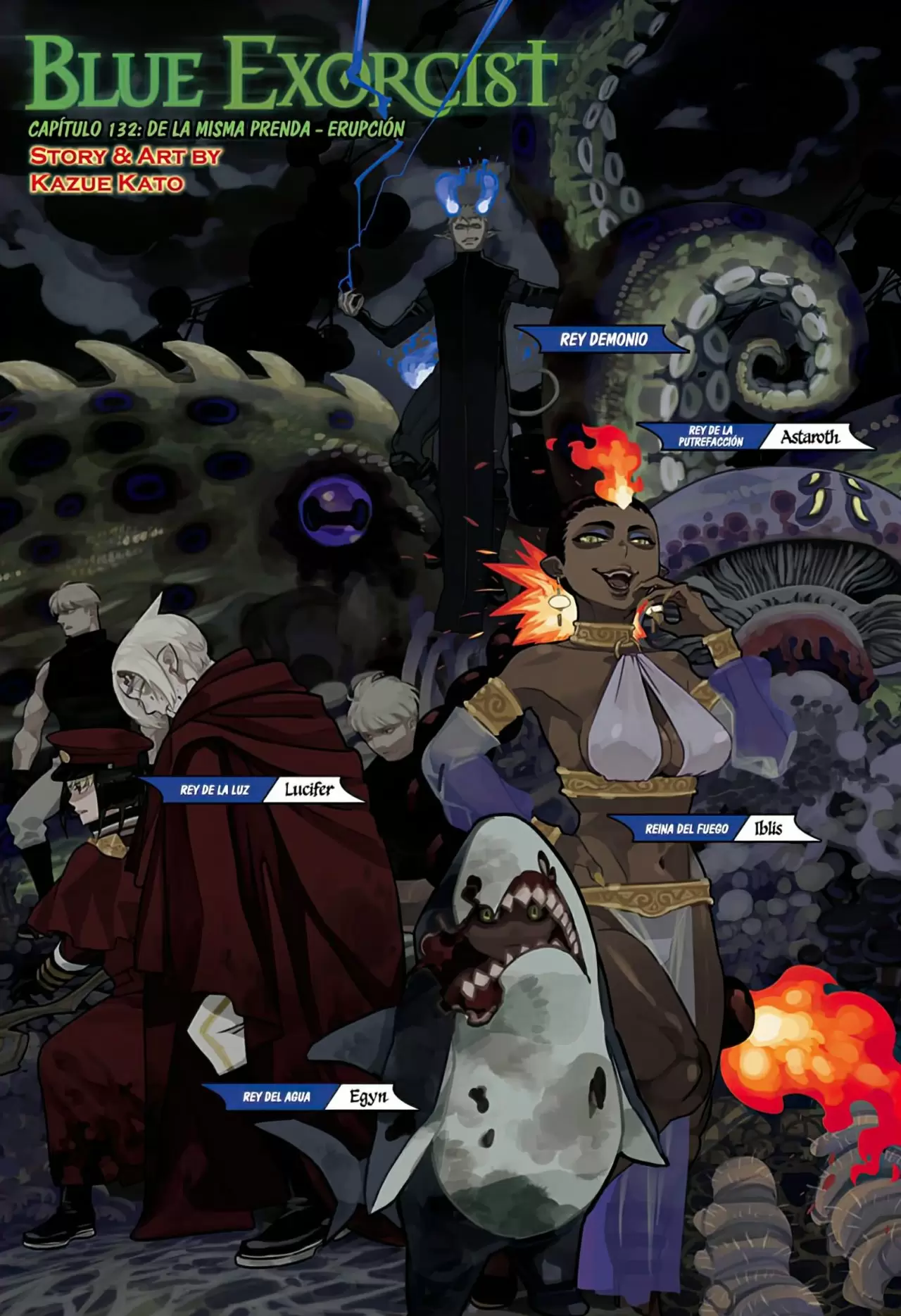 Ao no Exorcist capítulo 132, página 3