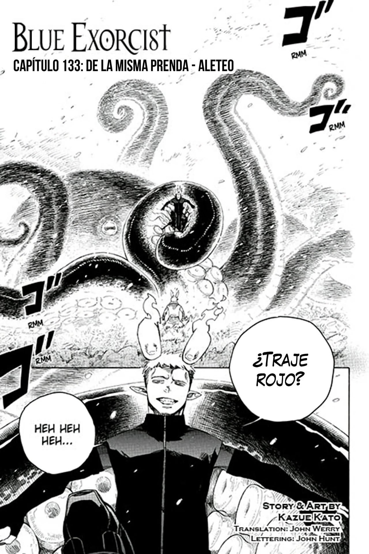 Ao no Exorcist capítulo 133, página 2
