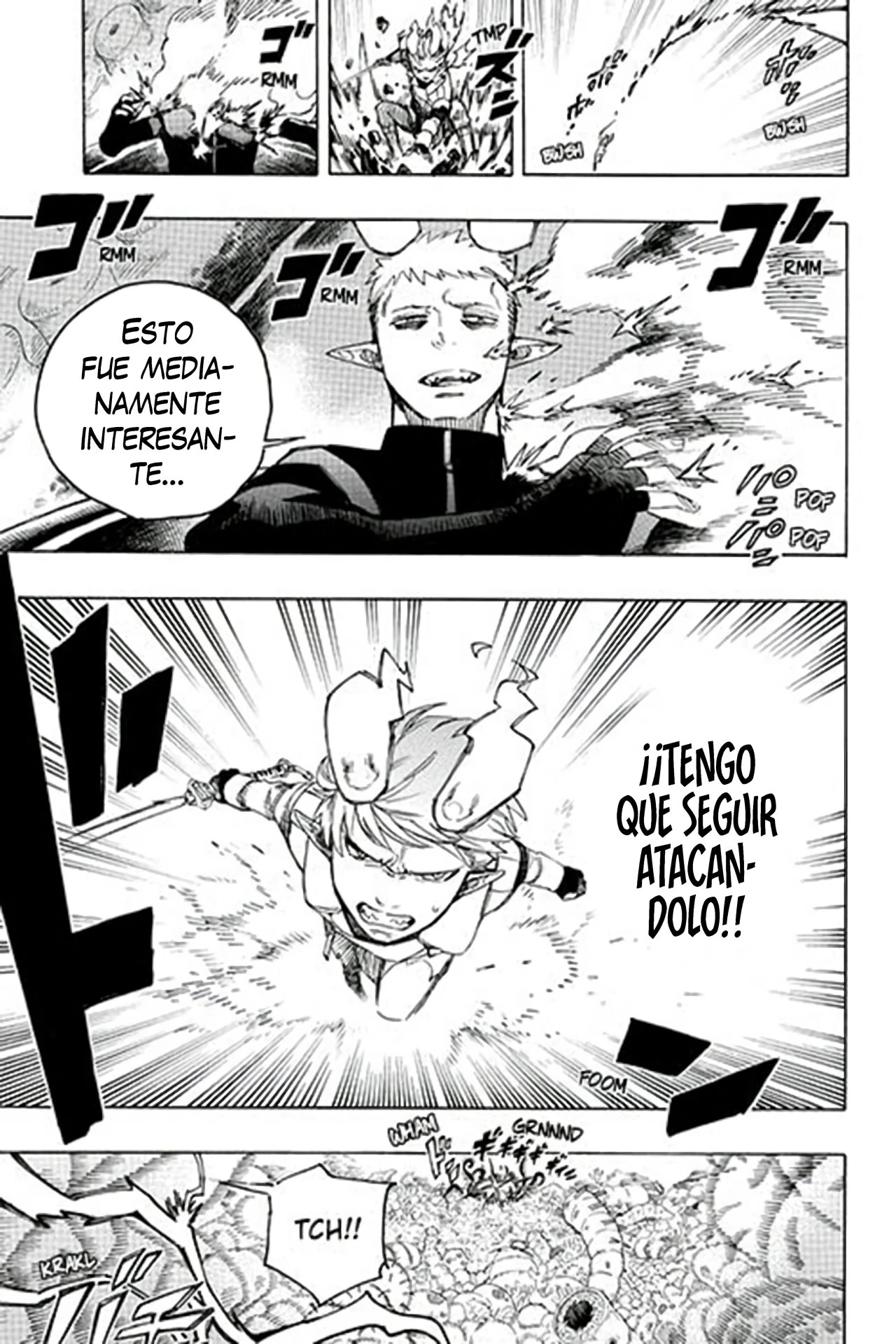 Ao no Exorcist capítulo 133, página 8