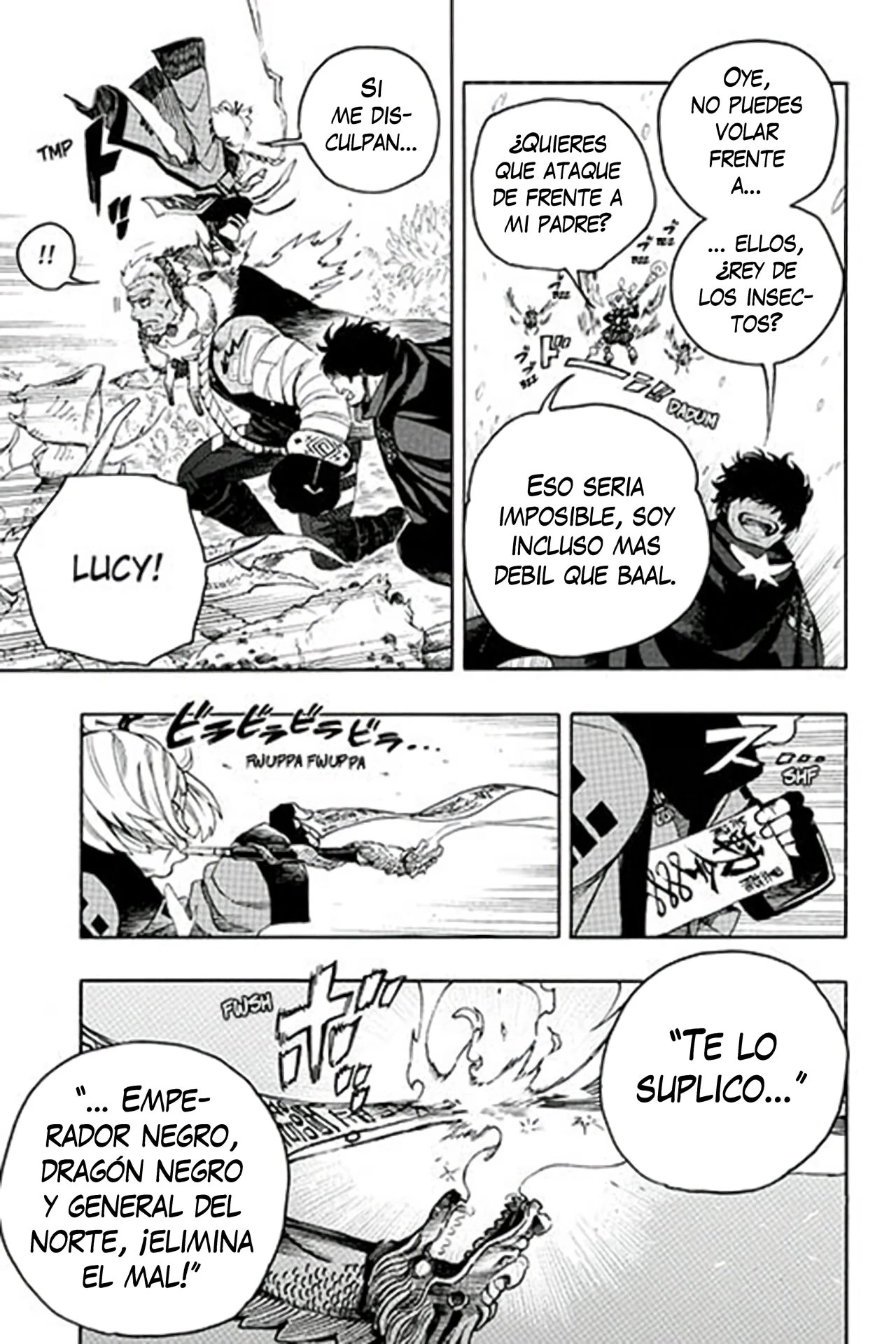 Ao no Exorcist capítulo 133, página 10