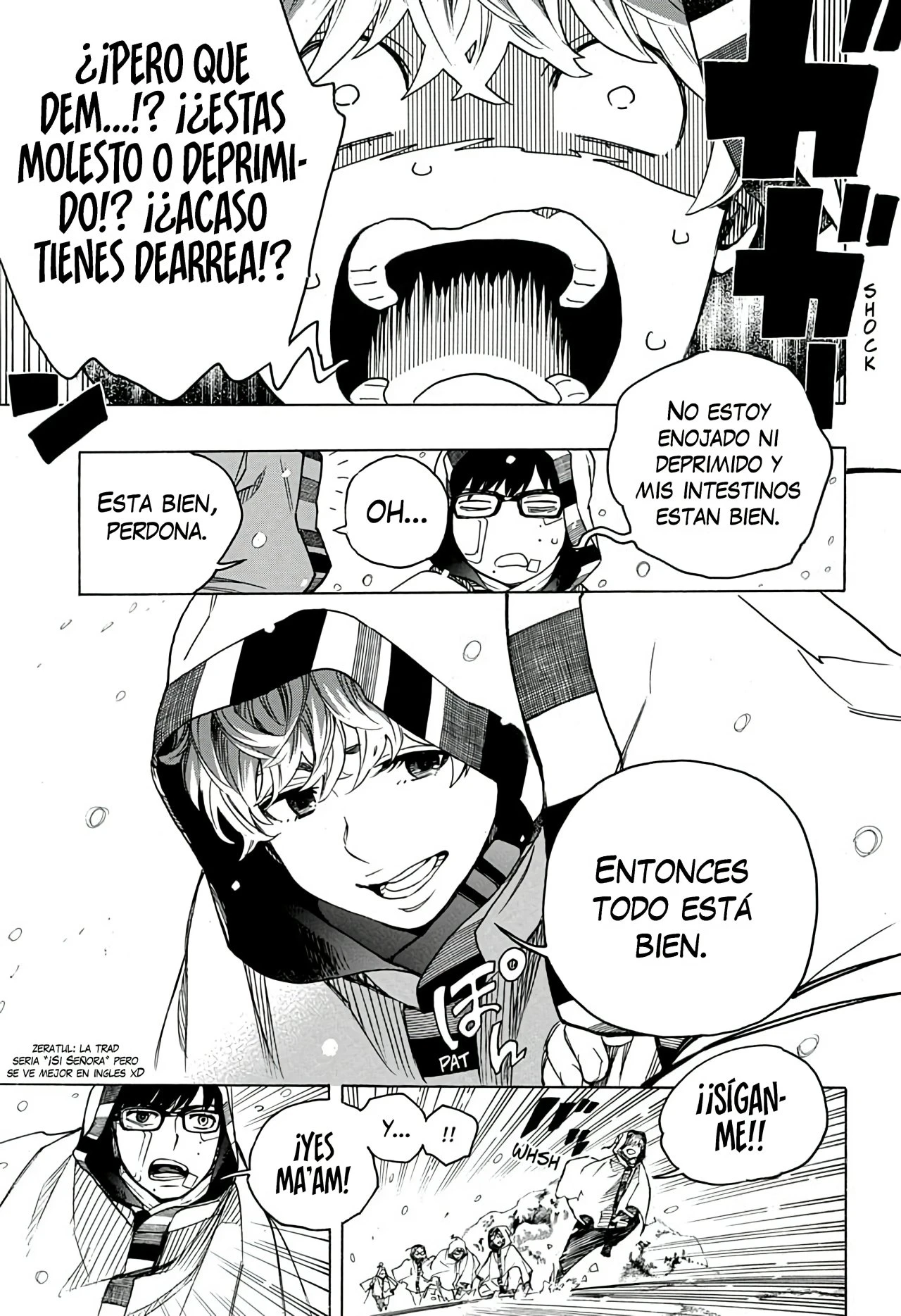 Ao no Exorcist capítulo 133, página 27