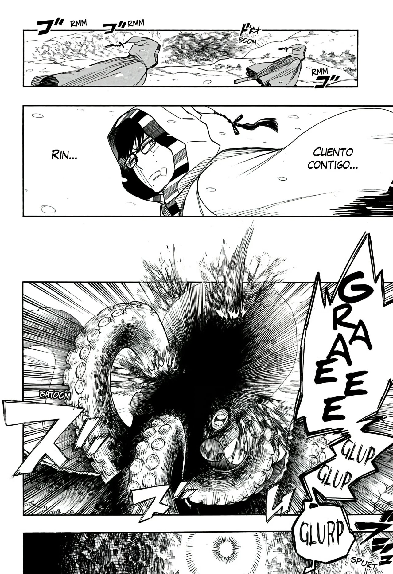 Ao no Exorcist capítulo 133, página 28