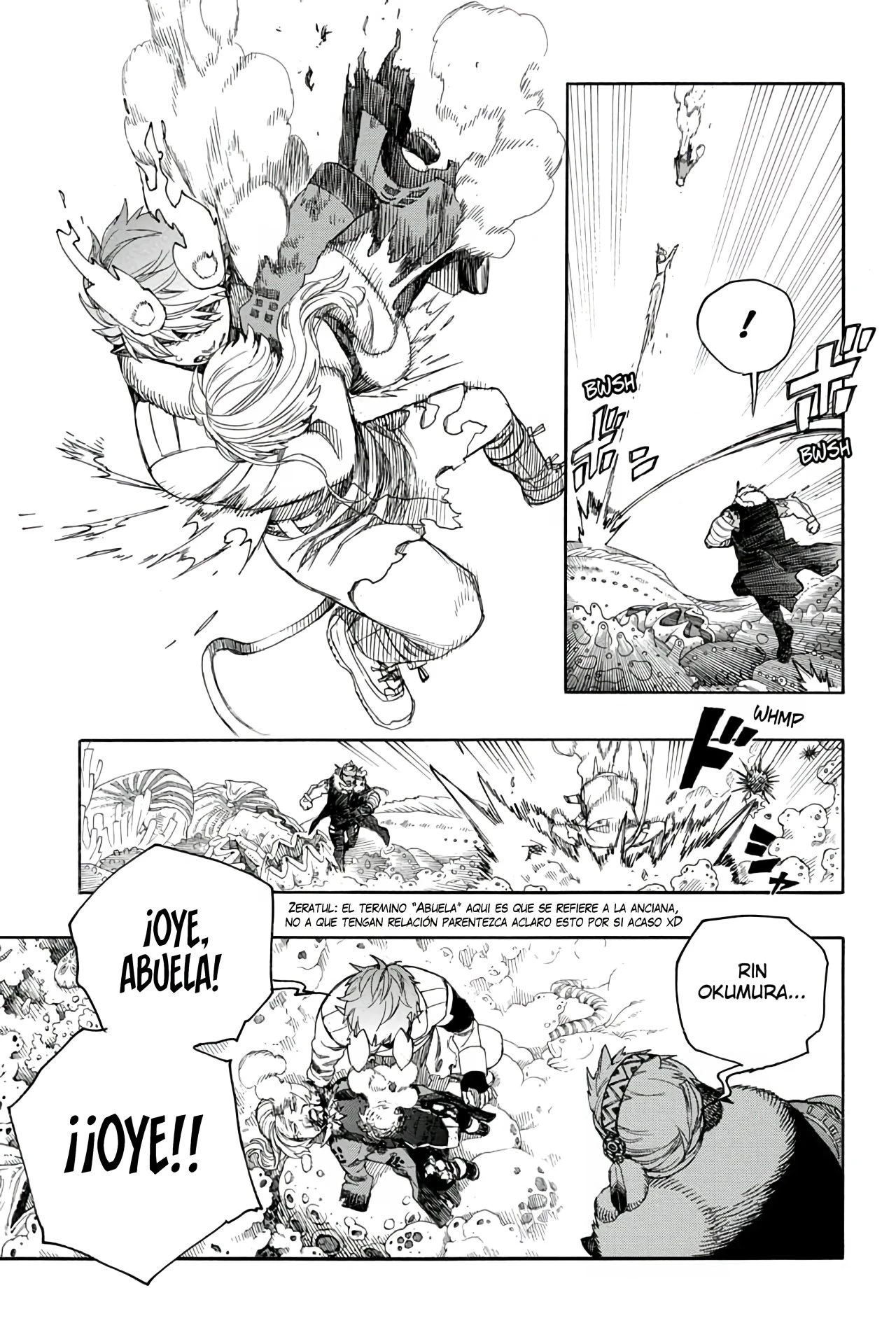 Ao no Exorcist capítulo 134, página 8