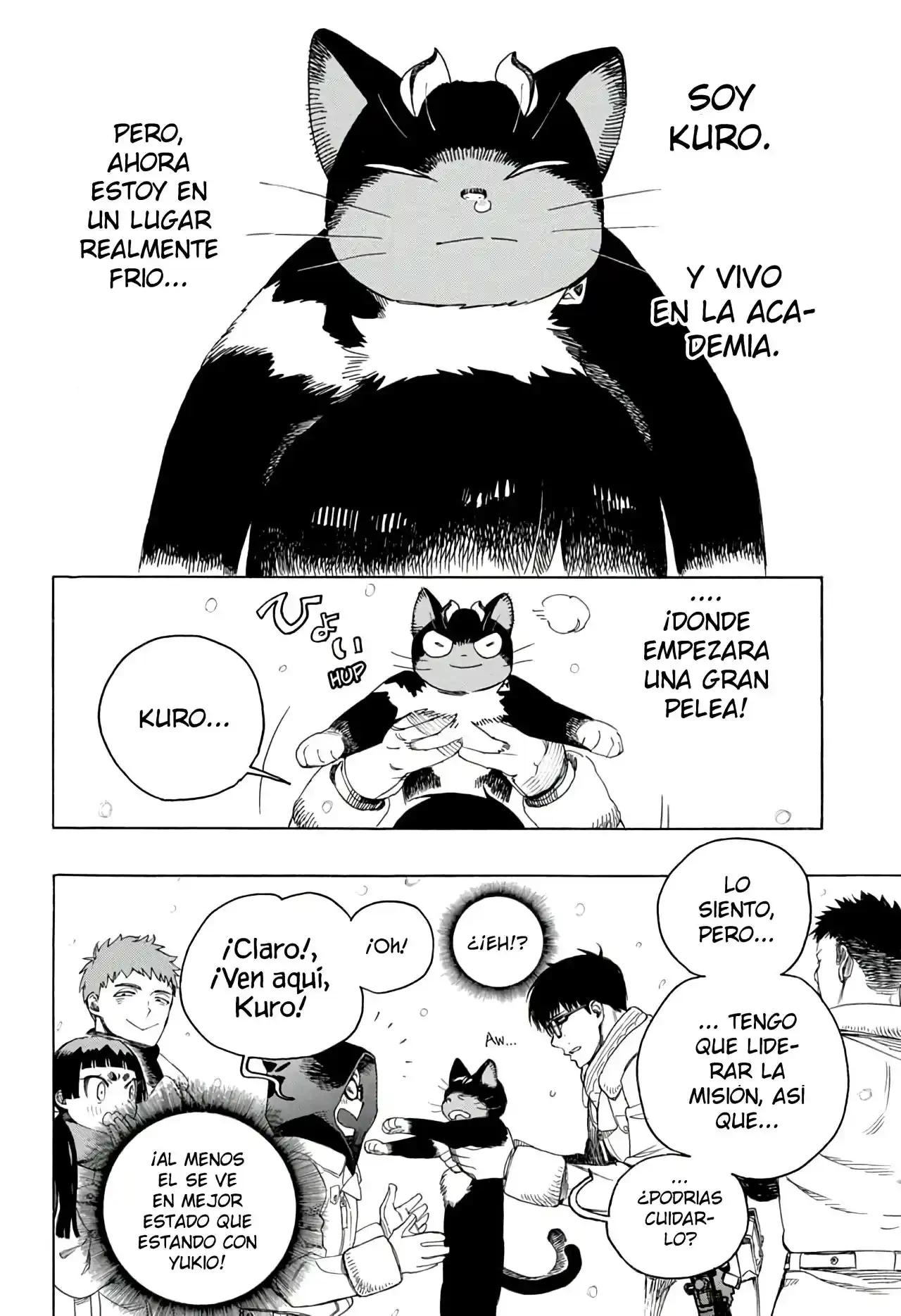 Ao no Exorcist capítulo 135.5, página 4