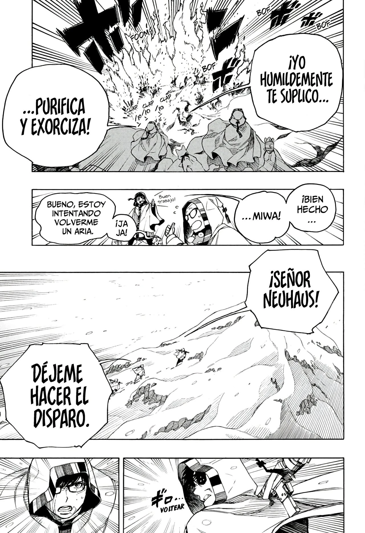 Ao no Exorcist capítulo 135, página 8