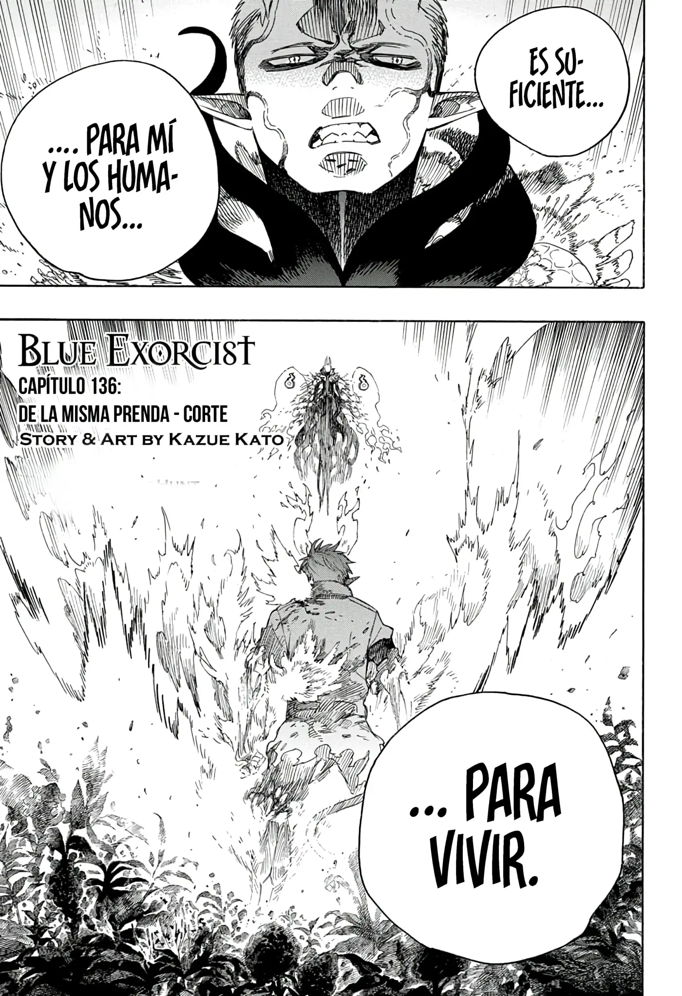 Ao no Exorcist capítulo 136, página 3