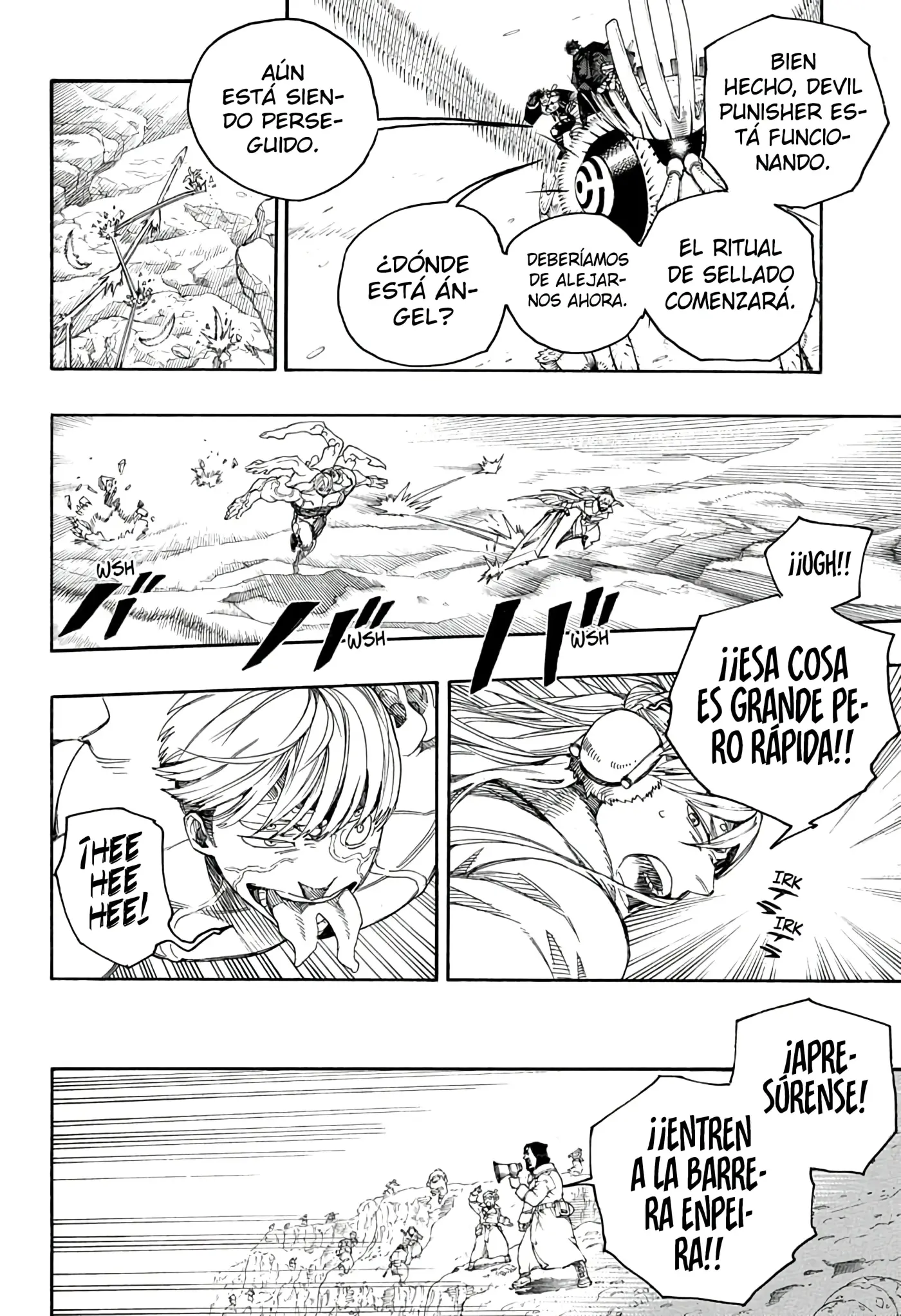 Ao no Exorcist capítulo 137, página 8