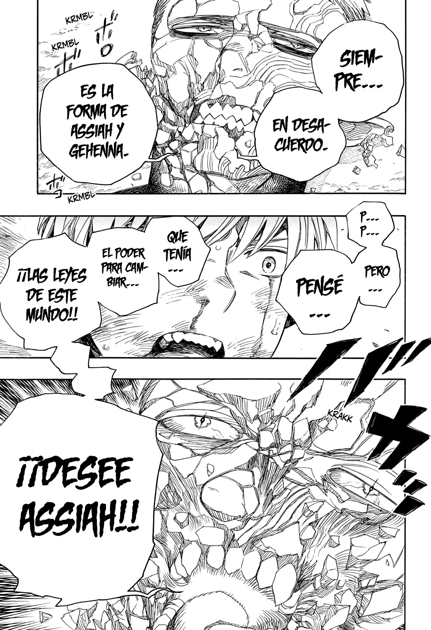 Ao no Exorcist capítulo 138, página 22