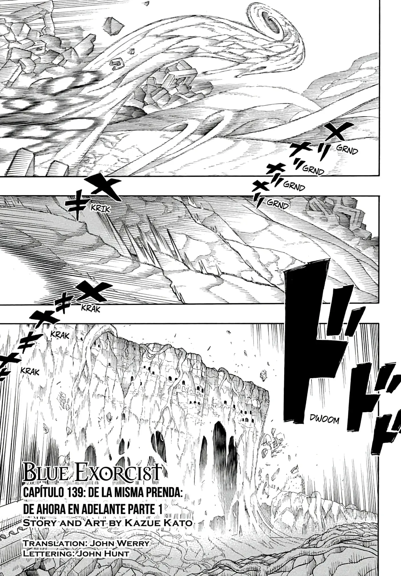 Ao no Exorcist capítulo 139, página 3