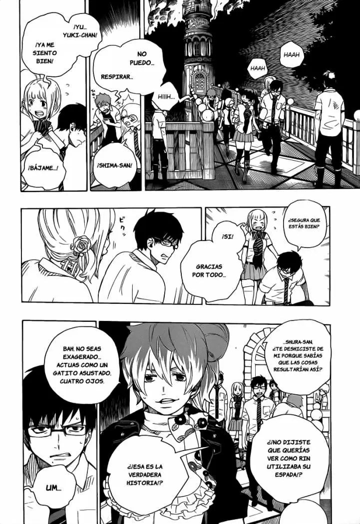 Ao no Exorcist capítulo 14, página 7