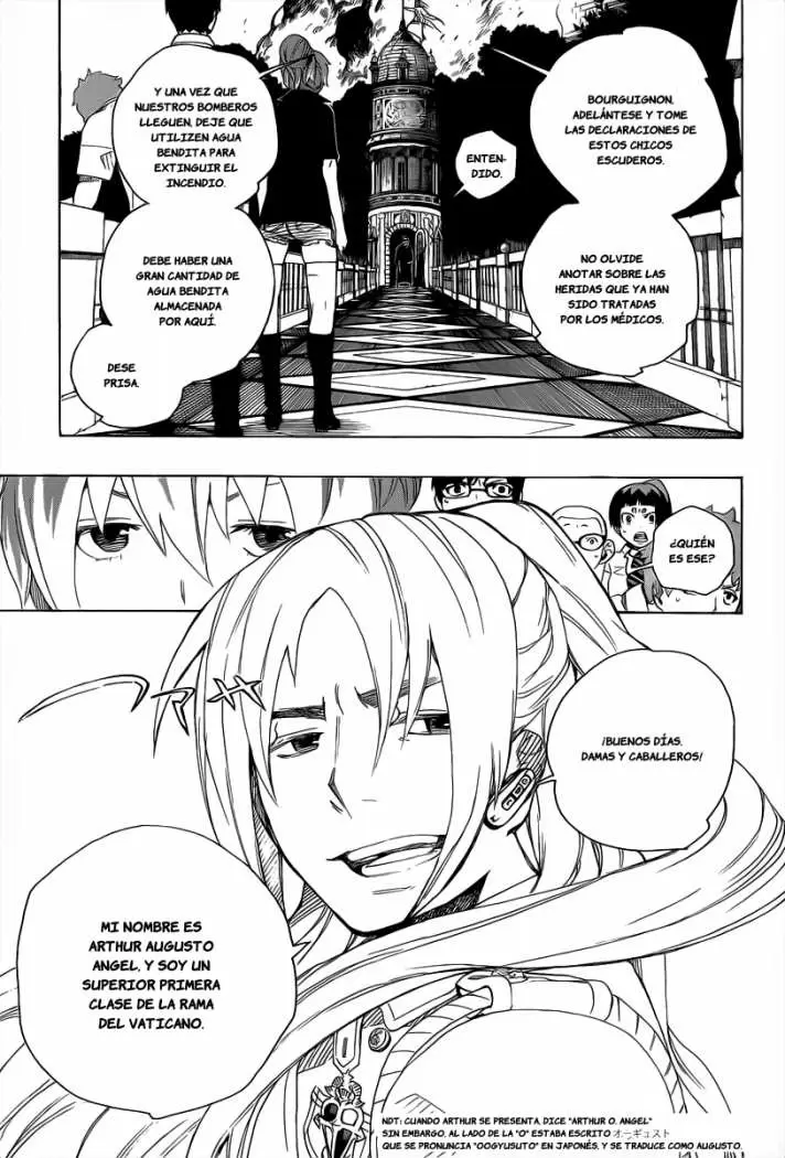 Ao no Exorcist capítulo 14, página 10