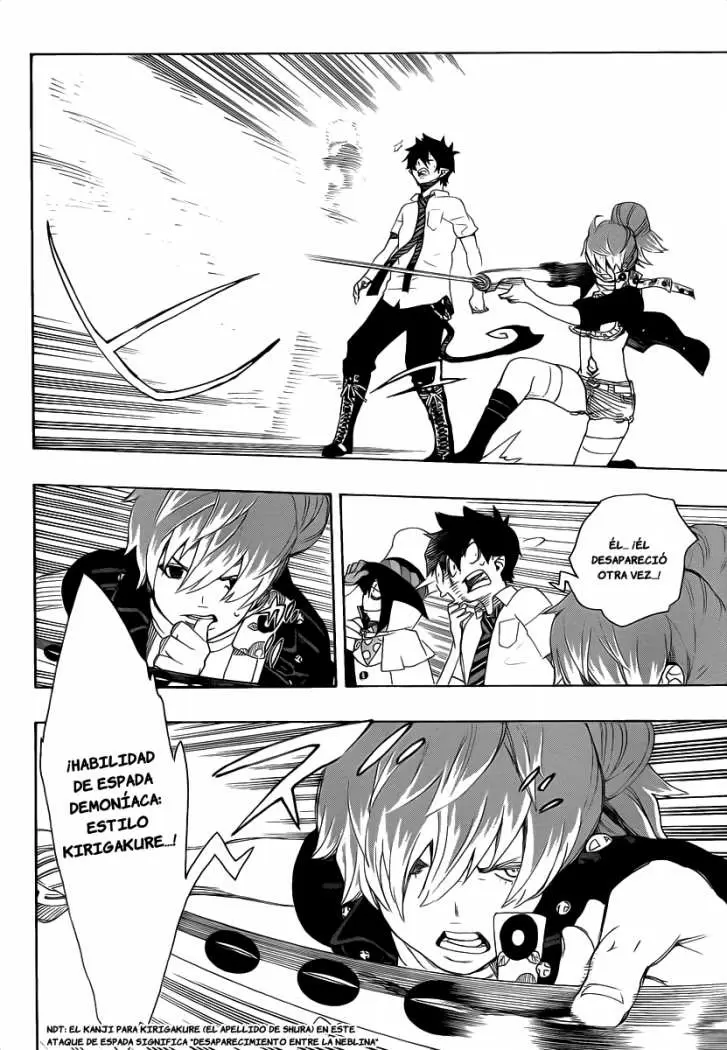 Ao no Exorcist capítulo 14, página 17
