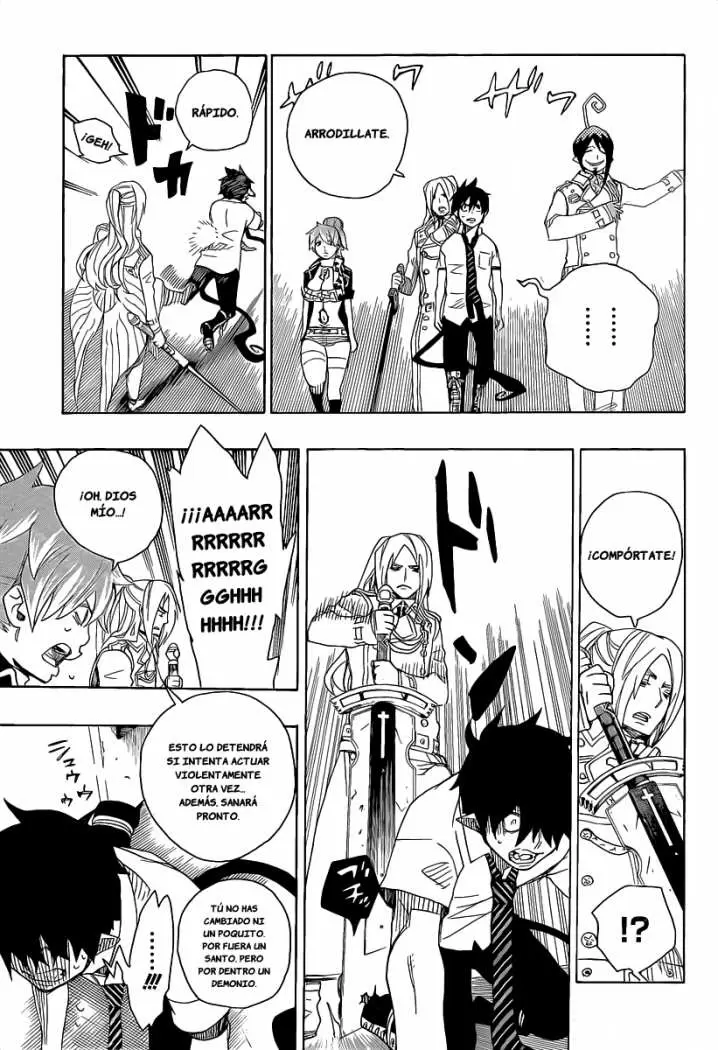 Ao no Exorcist capítulo 14, página 28