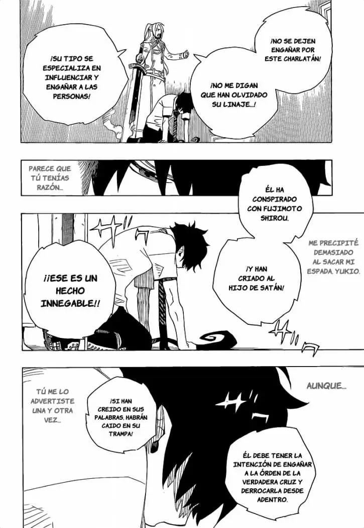 Ao no Exorcist capítulo 14, página 34