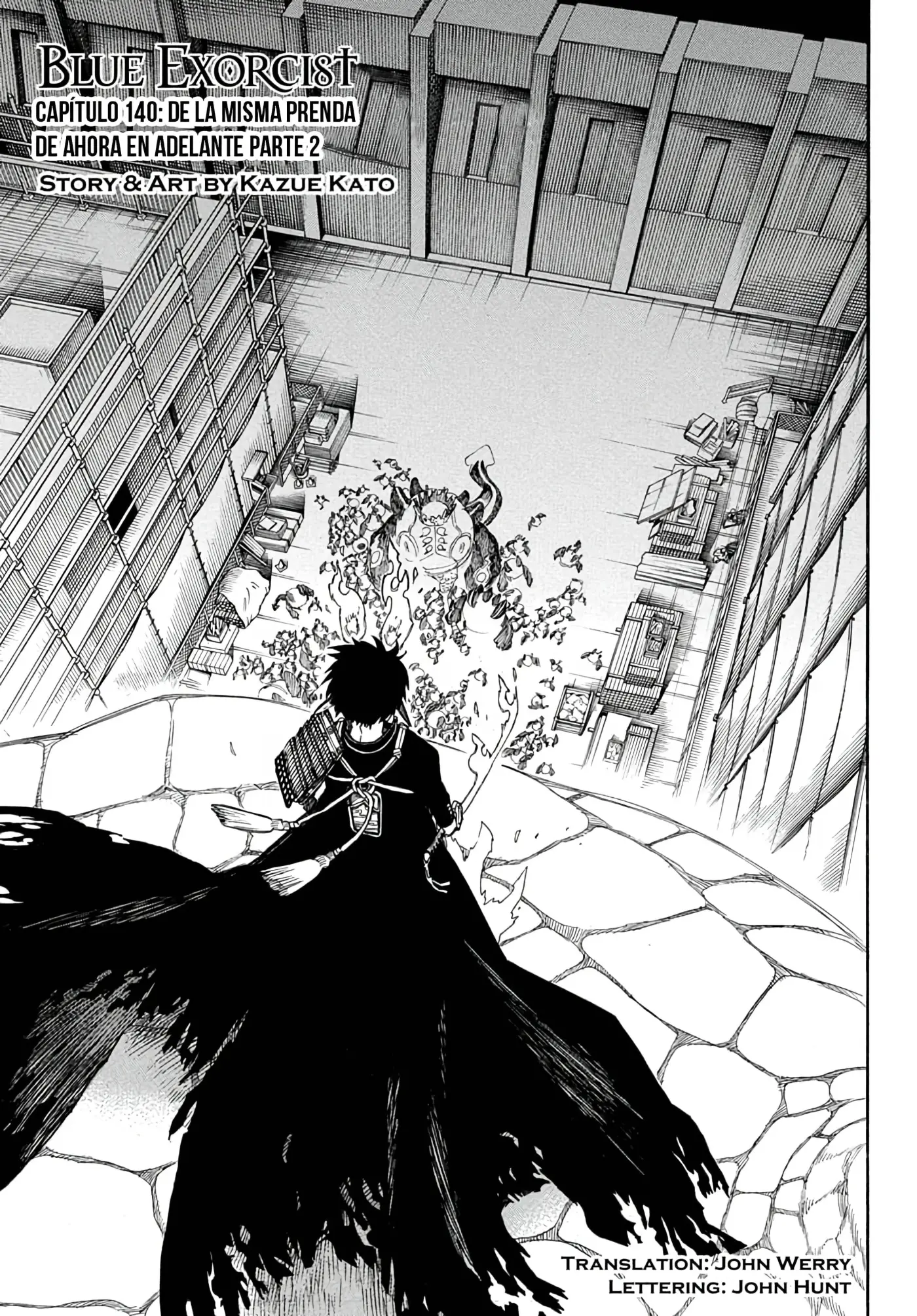 Ao no Exorcist capítulo 140, página 3