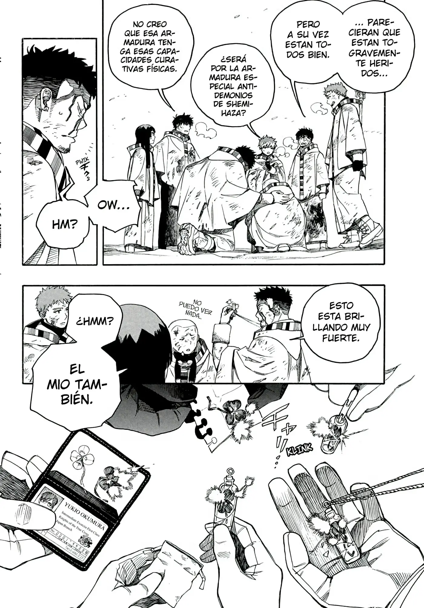 Ao no Exorcist capítulo 141, página 8