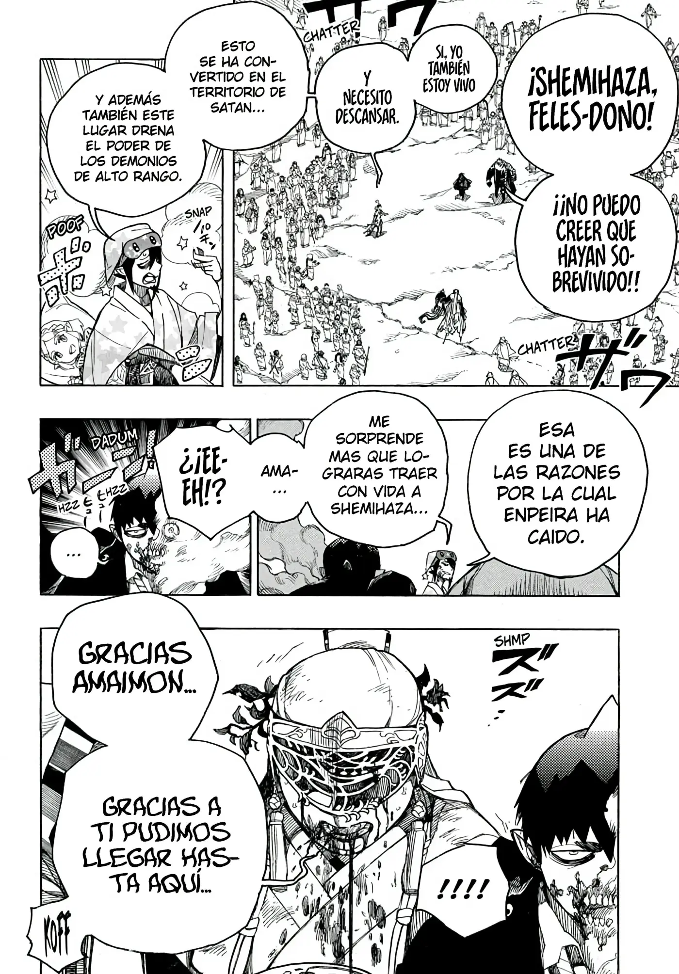 Ao no Exorcist capítulo 141, página 19