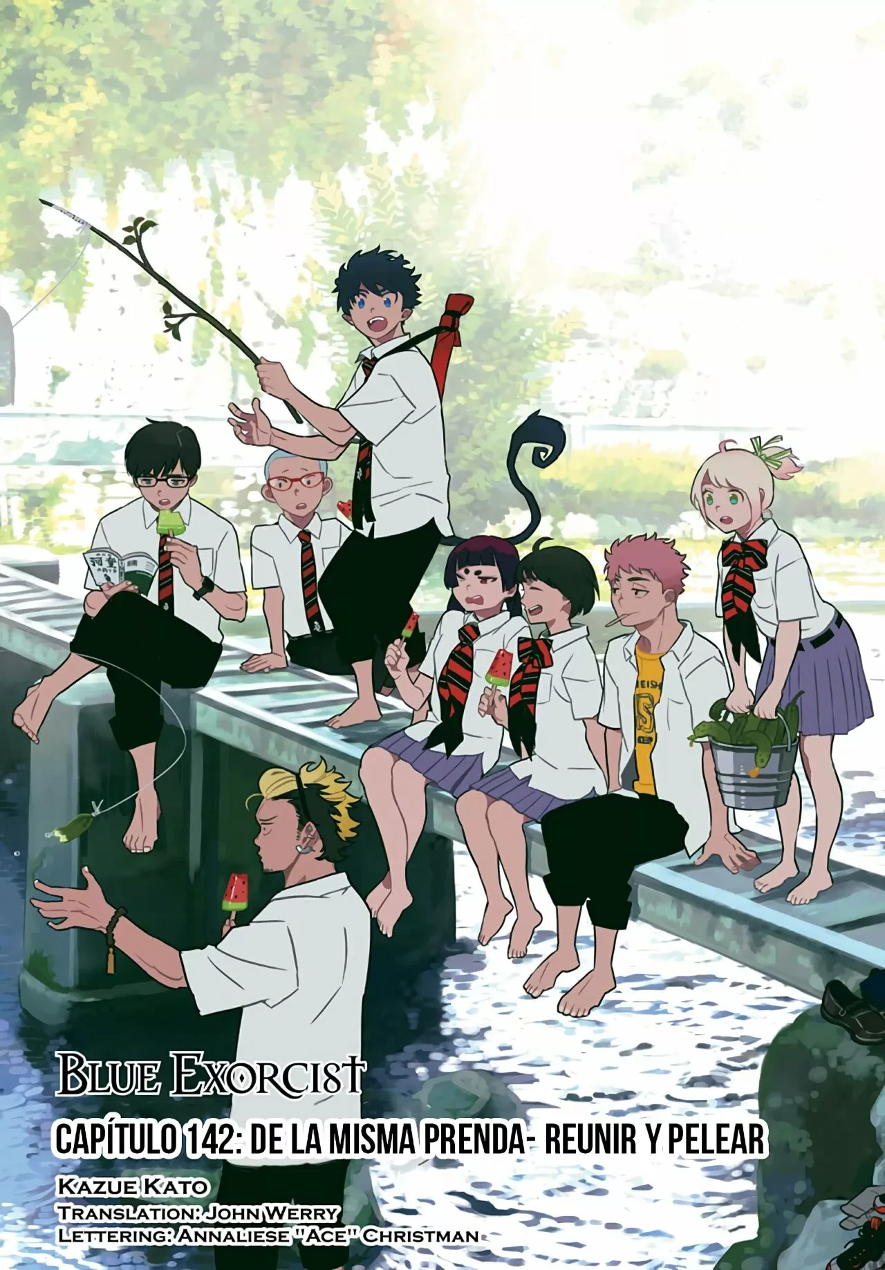Ao no Exorcist capítulo 142, página 4