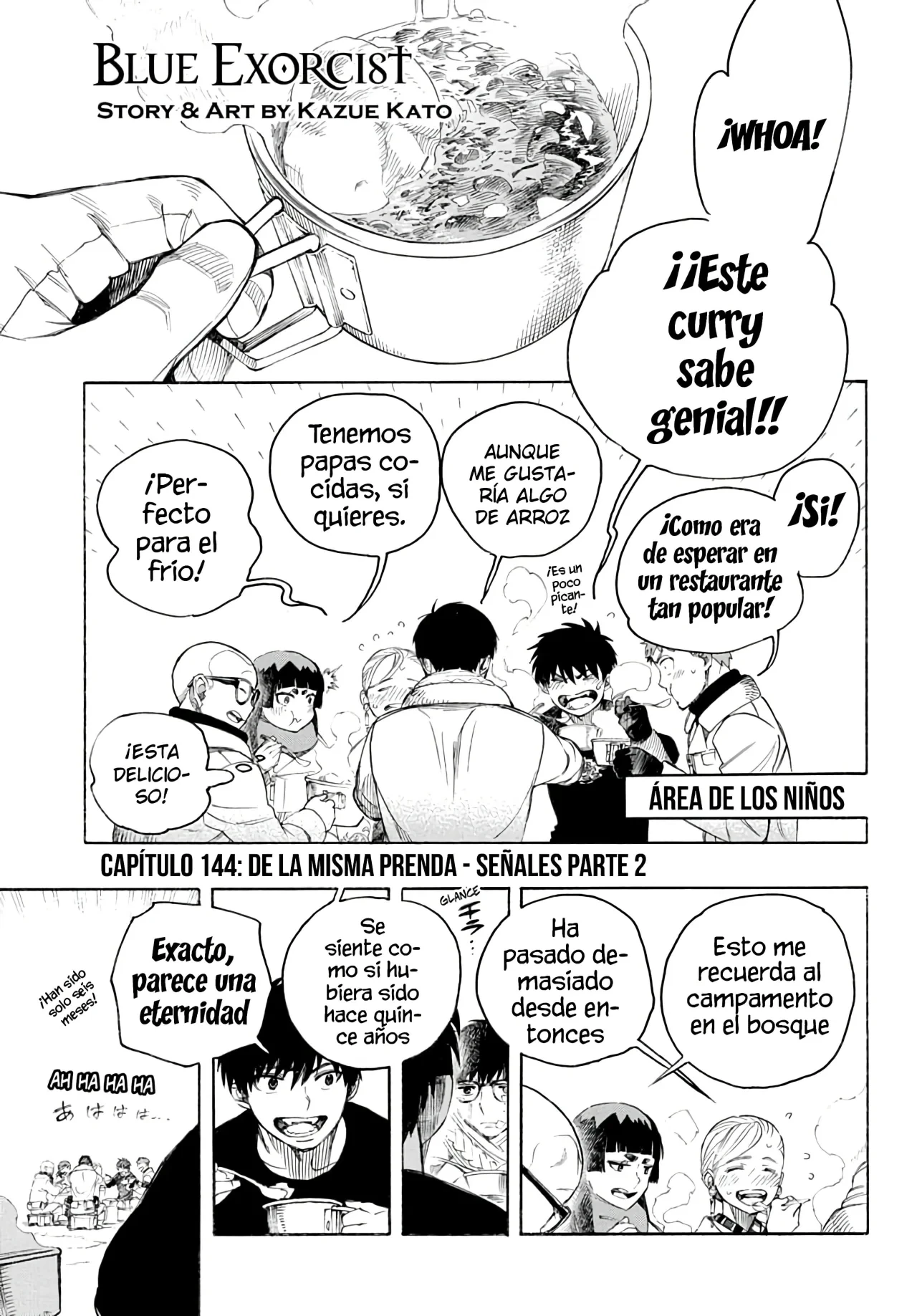 Ao no Exorcist capítulo 144, página 4