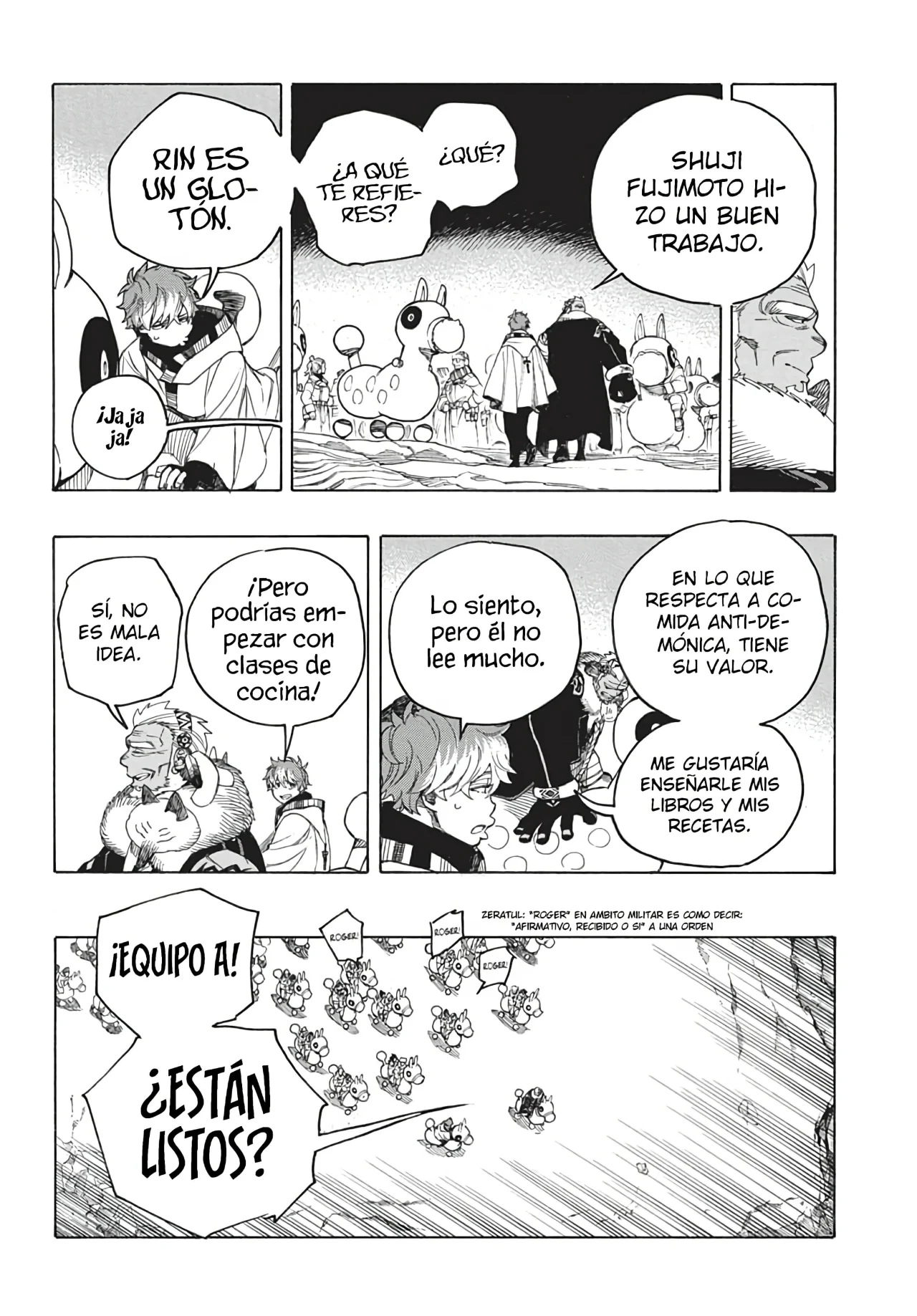 Ao no Exorcist capítulo 146, página 10