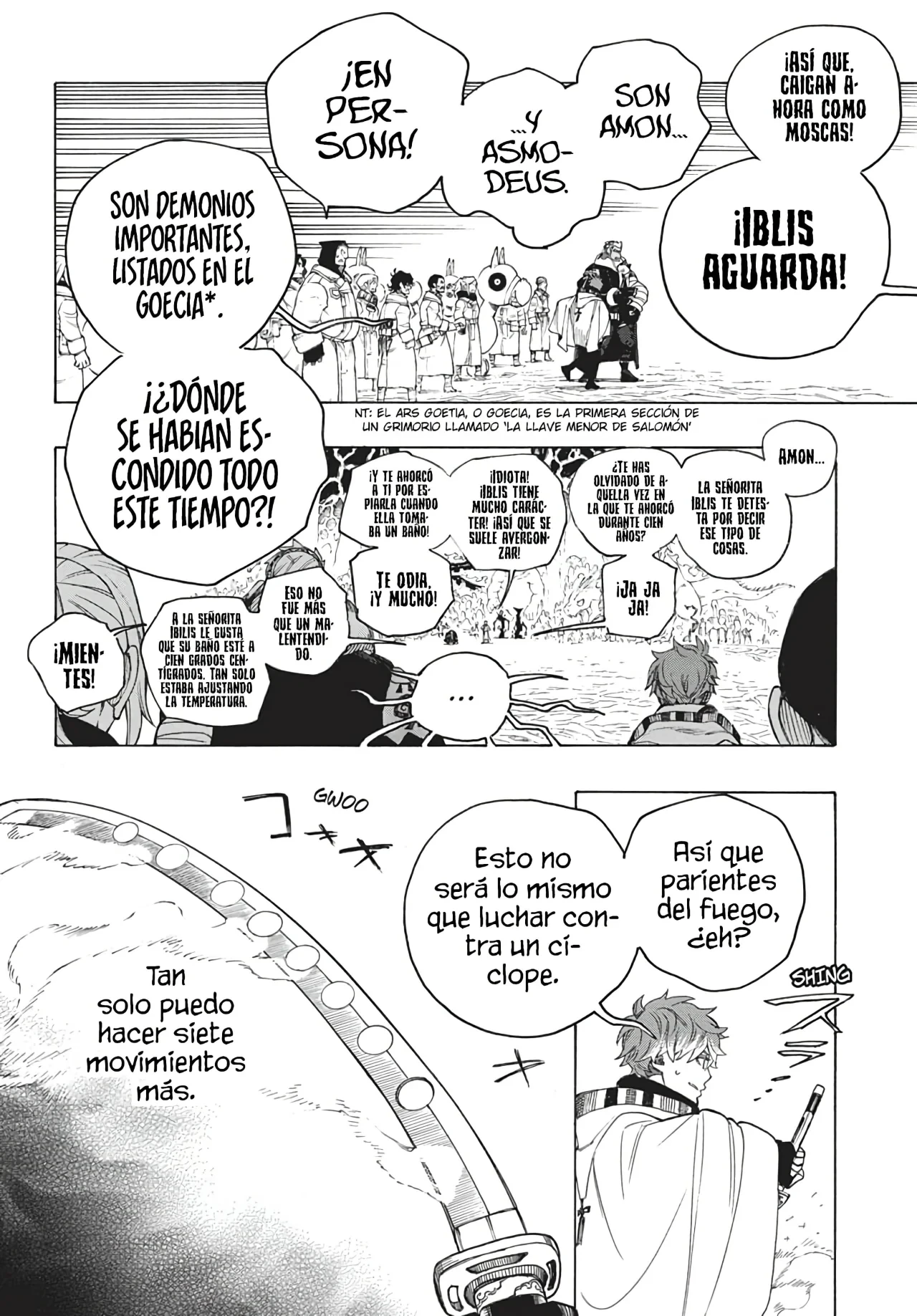 Ao no Exorcist capítulo 146, página 17