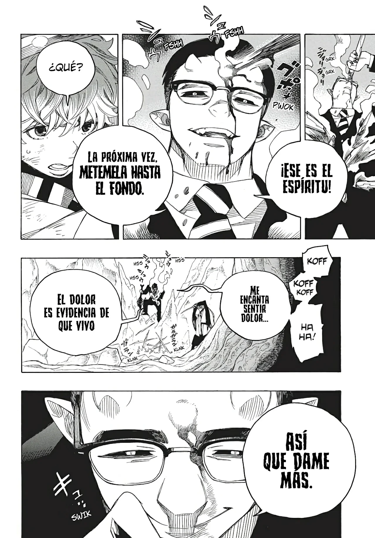 Ao no Exorcist capítulo 147, página 9
