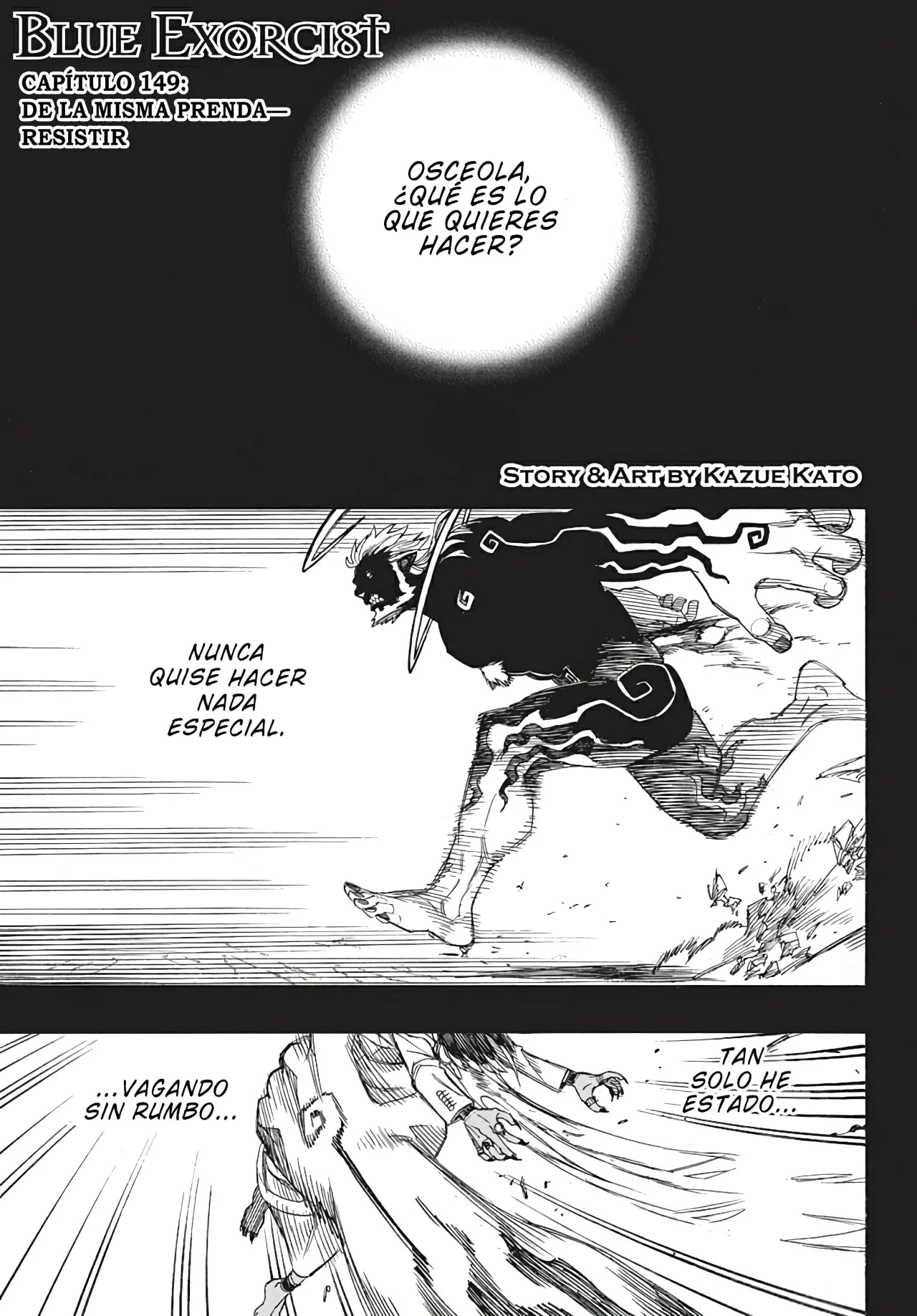 Ao no Exorcist capítulo 149, página 4
