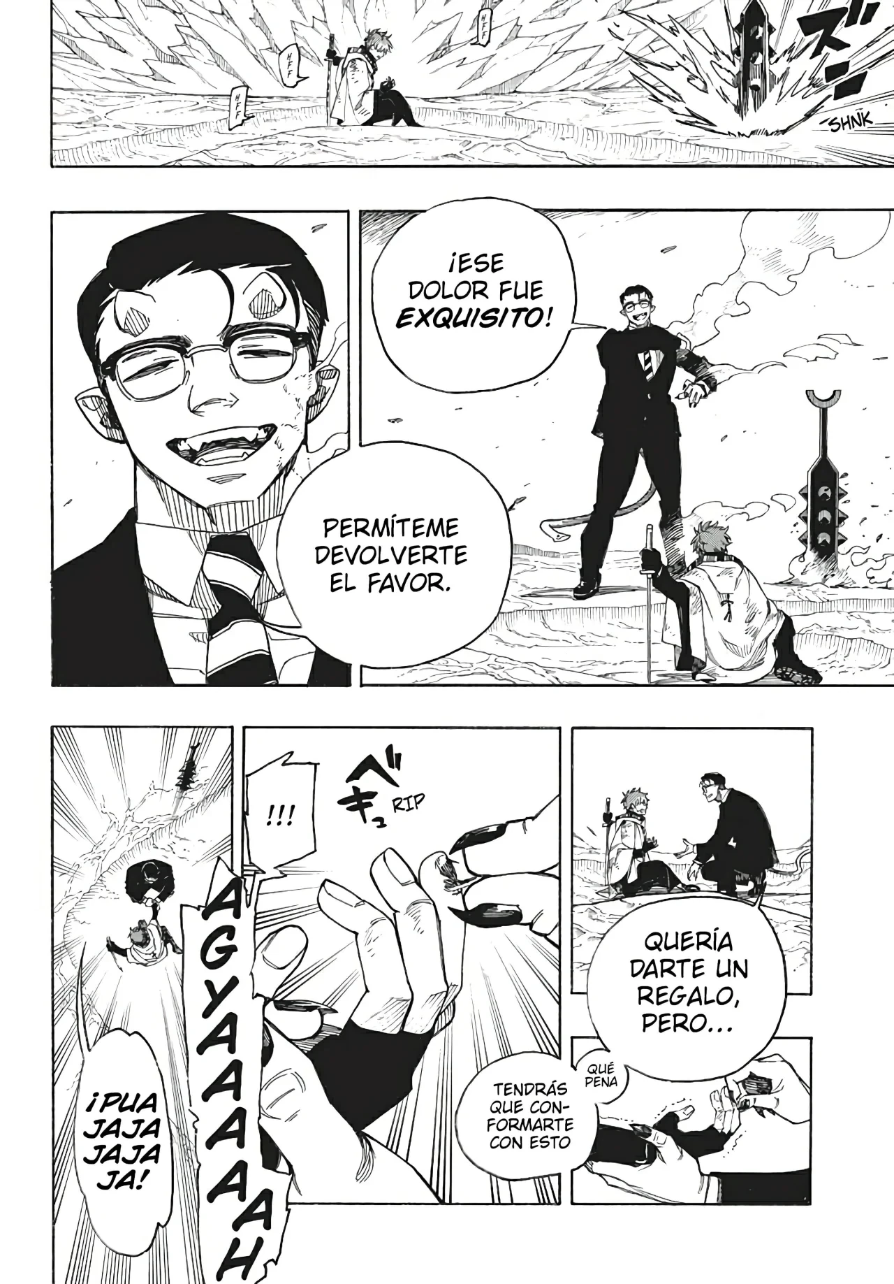 Ao no Exorcist capítulo 149, página 17