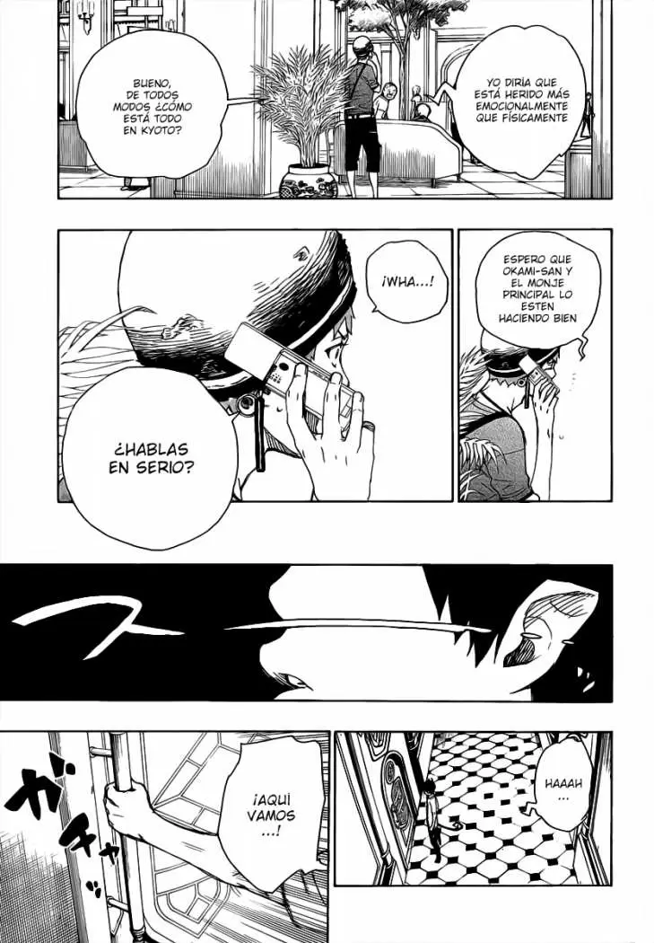 Ao no Exorcist capítulo 15, página 6