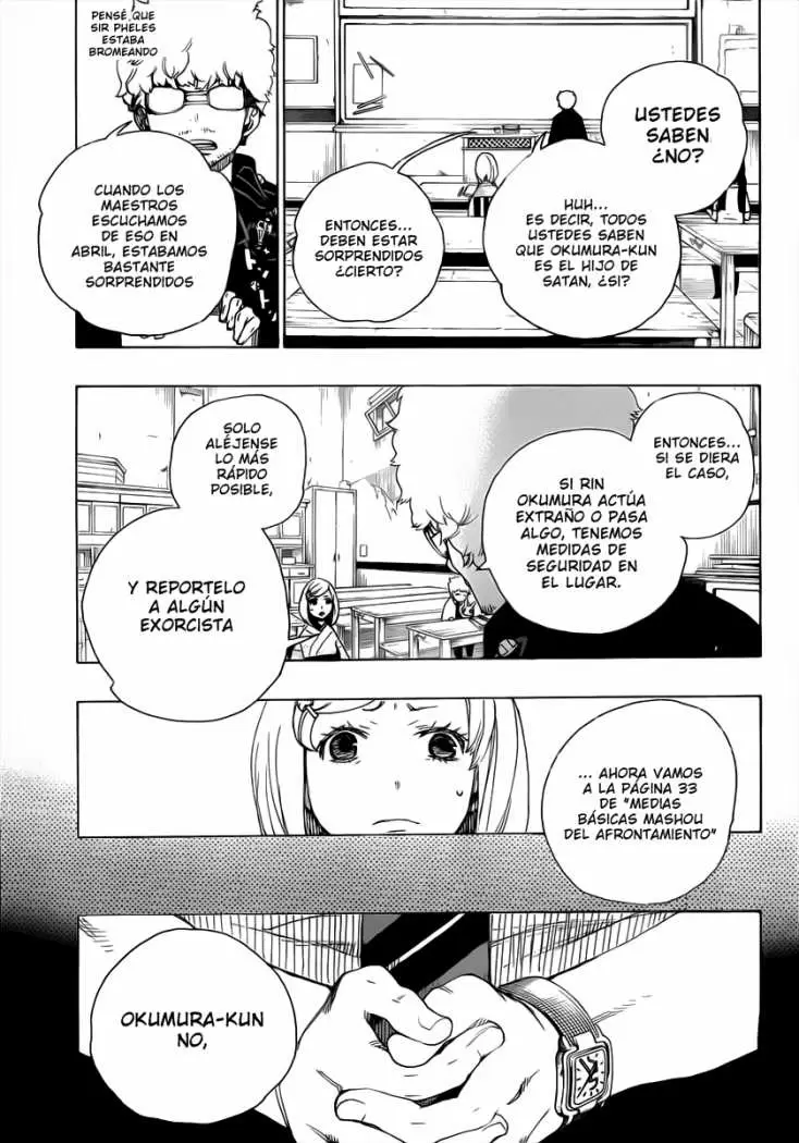 Ao no Exorcist capítulo 15, página 10