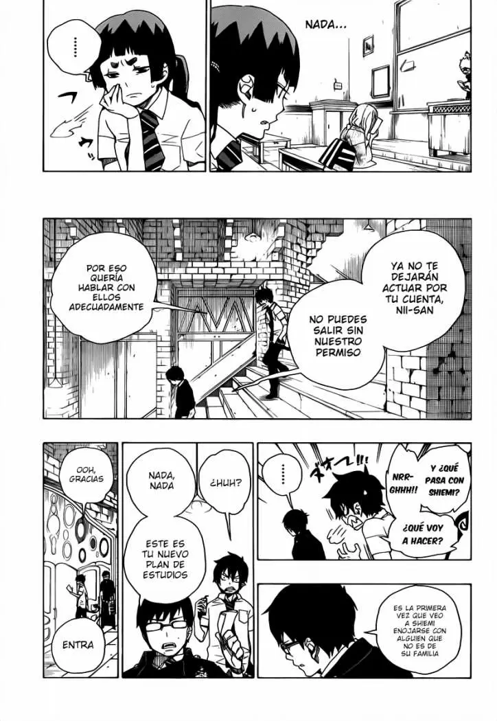 Ao no Exorcist capítulo 15, página 14